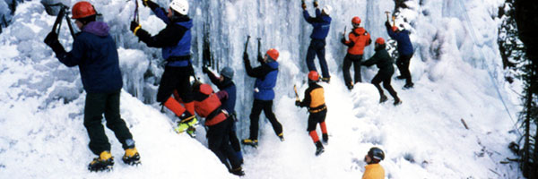 Outdoor Team Building Activities - Ice Climbing